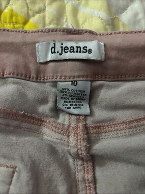d. jeans Women's Pale Pink Stretch Jeggings
